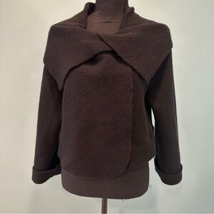 OSKA cropped Moessmer boiled wool cardigan